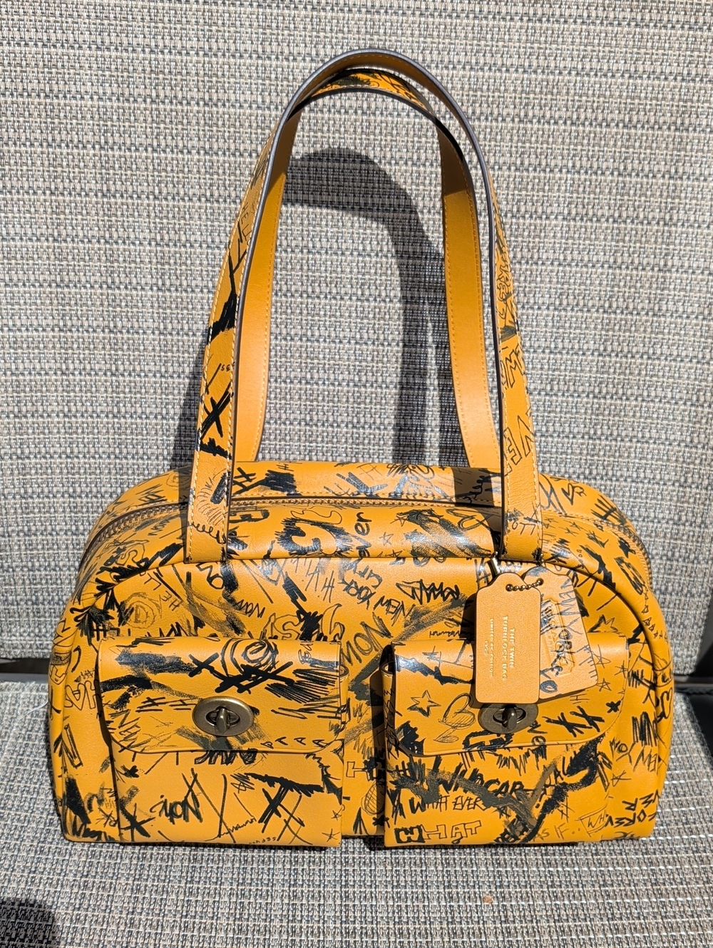 Coach Twin Limited Re-Edition 1968 Turnlock Bag 20 (CDB73) NWOT